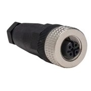 Telemecanique Sensors M12 Connector Cable Gland Female Straight 4-Pin 125VAC XZCC12FDM40B