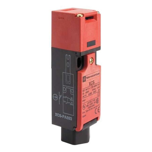 Interlocking Sensor Telemecanique Sensors 2NC Safety Interlock Switch Nema 4, 4X, 12 IP 67 ...