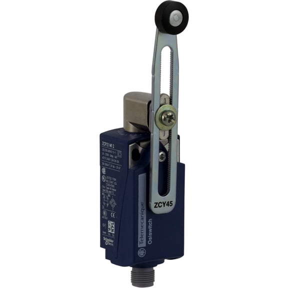 Telemecanique Sensors XCKD2145M12 Limit Switch, 240 VAC, 10 Amp, Metal, XCKD CA3