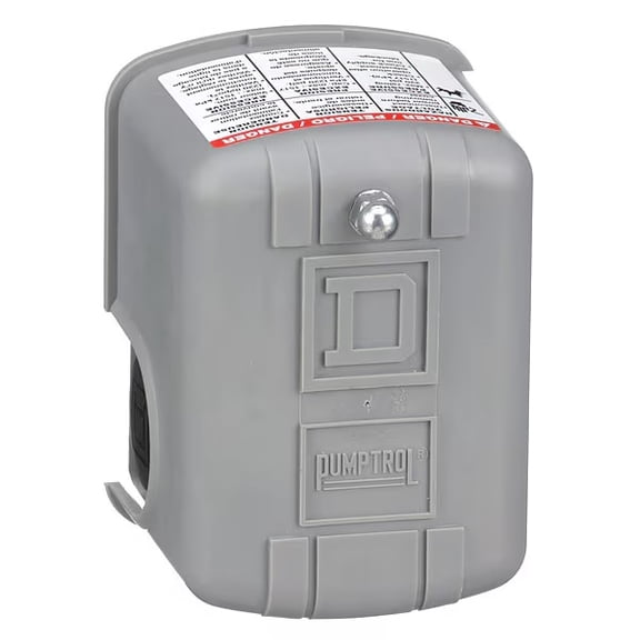 Telemecanique Water Pump Pressure Switch 1/4in FNPS DPST 4-25psi 9013FR Heavy Duty Mercury Free