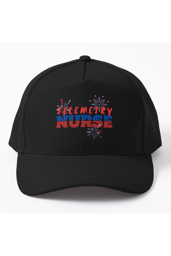 Telemetry Nurse Baseball Cap, Nursing Profession Statement Design, Classic Everyday Hat