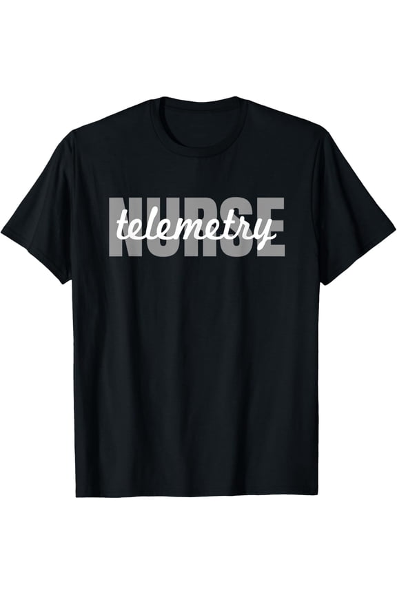 Telemetry Nurse Outfit Step-Down Nursing T-Shirt