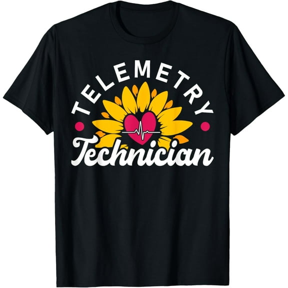 Telemetry Tech Appreciation Sunflower Telemetry Technician T-Shirt