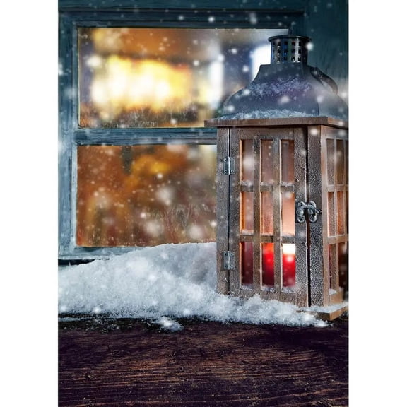 Teleph Booth Snow Window Wood Floor Backdrop Photobooth r Baby Newborn Photography Background Photocall Photo Studio Prop