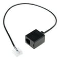 Telephone Adapter Cord RJ45 to RJ11 Converter Connector Cable for Modem ...