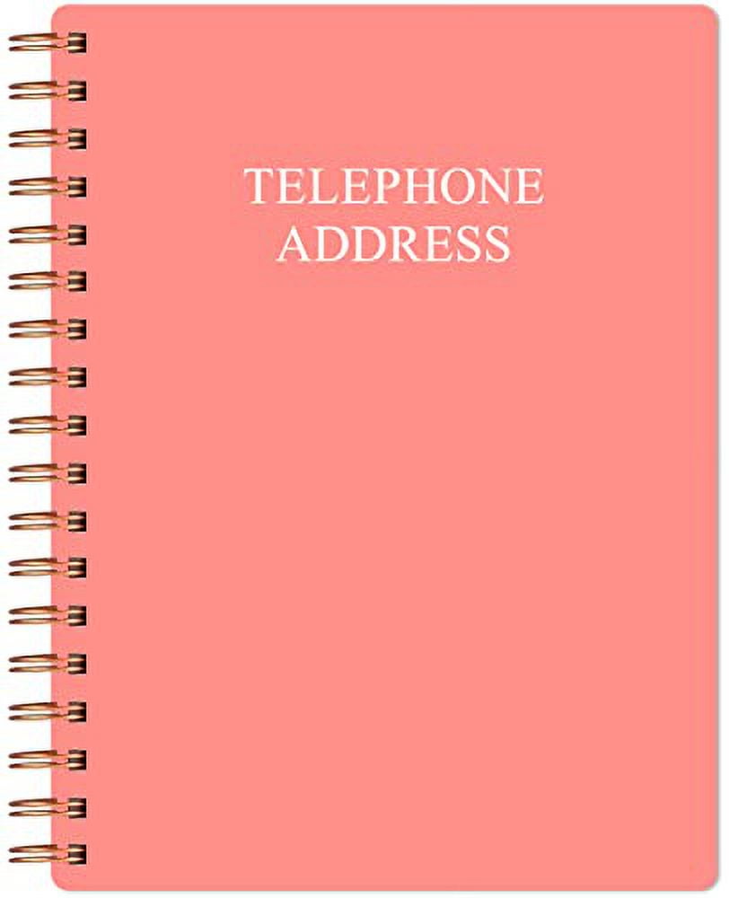 Telephone Address & Birthday Book with Tabs, Address Log Book for