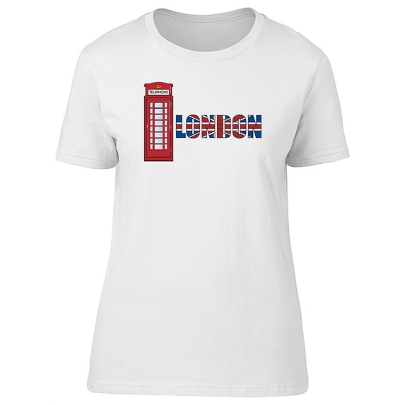 Telephone Booth London T-Shirt Women -Image by Shutterstock, Female Small