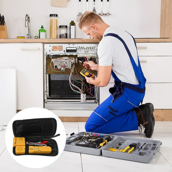 Supvox Tone Line Finder for Phone Cables with LED Short Circuit and Open Circuit Indicators