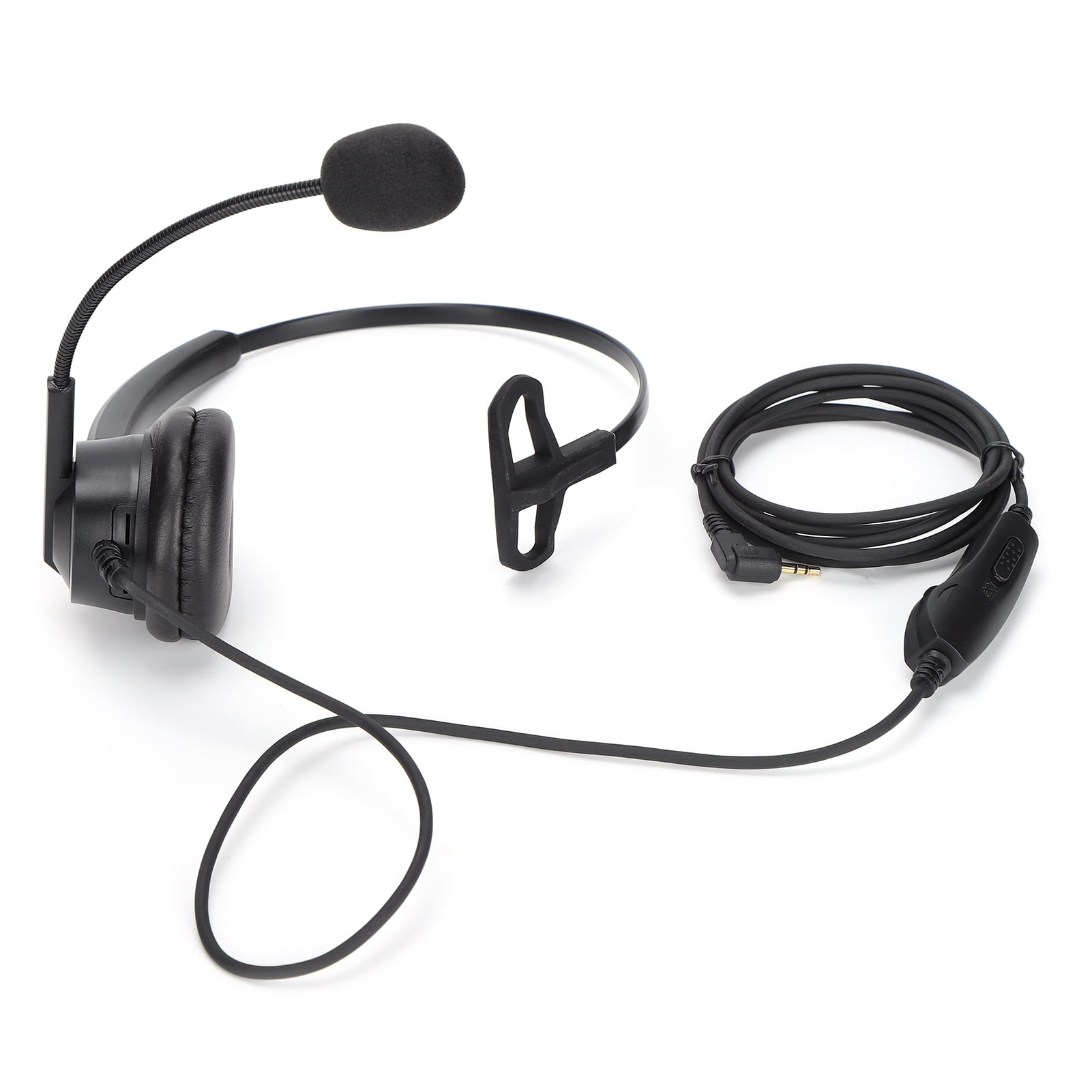 Telephone Headset 2.5mm Business Headset with Noise Cancelling Microphone and Audio Controls Walmart