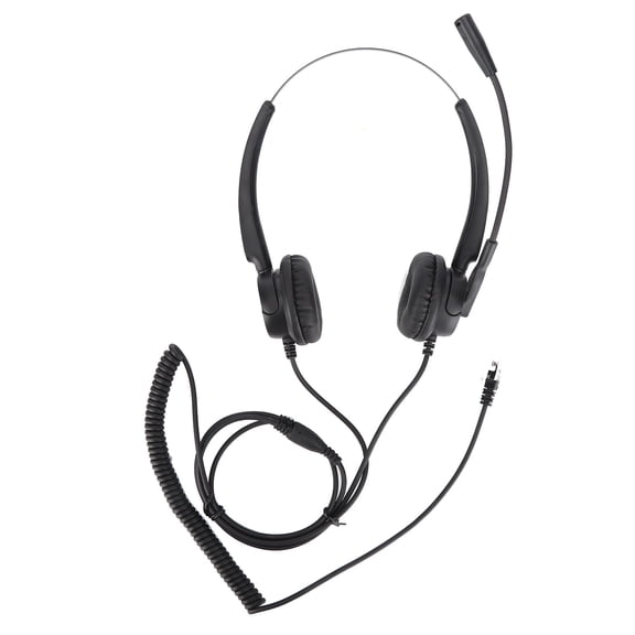 Telephone Headset Business Office Noise Reduction Corded Customer Service Headset