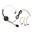 Telephone Headset Single Ear Professional Noise Canceling Adjustable