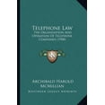 thumbnail image 1 of Telephone Law : The Organization And Operation Of Telephone Companies (1908) (Paperback), 1 of 1
