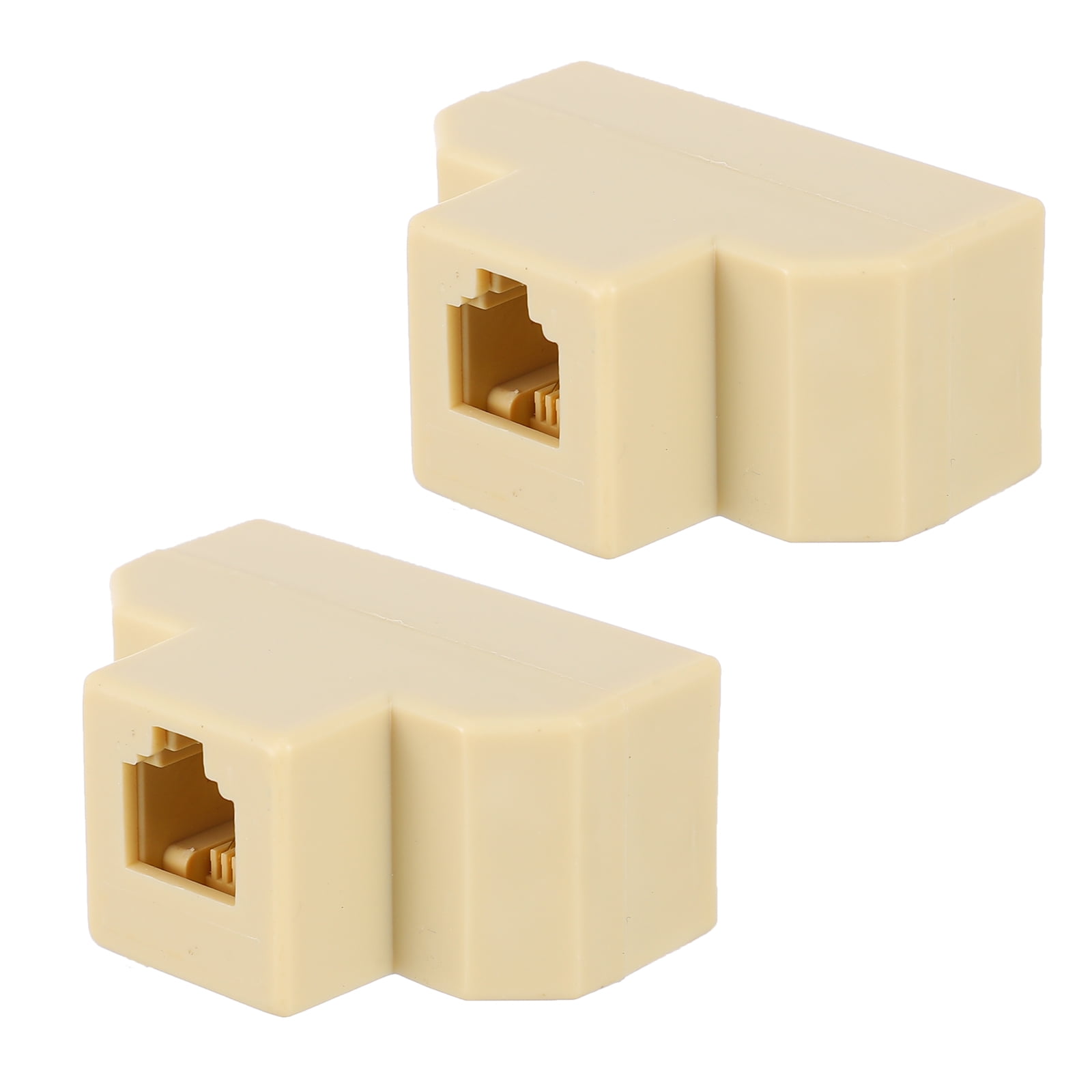 Telephone Line Adapter Plug Splitter Rj11 Male to Female Converter