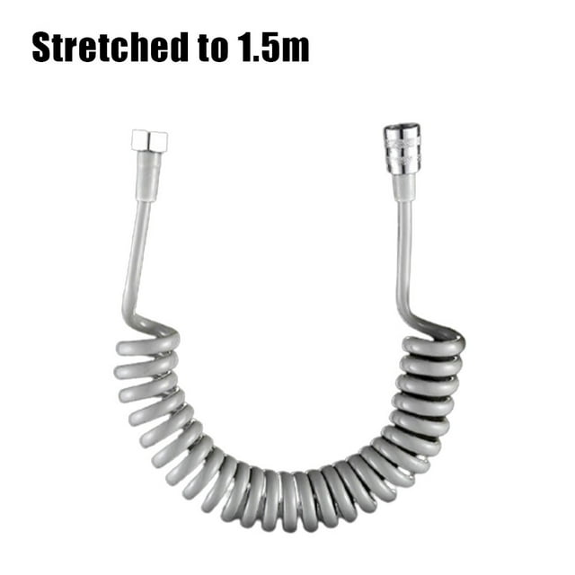 Telephone Line Shower Hose Spring Flexible Water Plumbing Bathroom