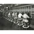 thumbnail image 1 of Telephone Operators Working On An International Switchboard In The 1930S. - (Bsloc20151227) History (36 x 24), 1 of 1