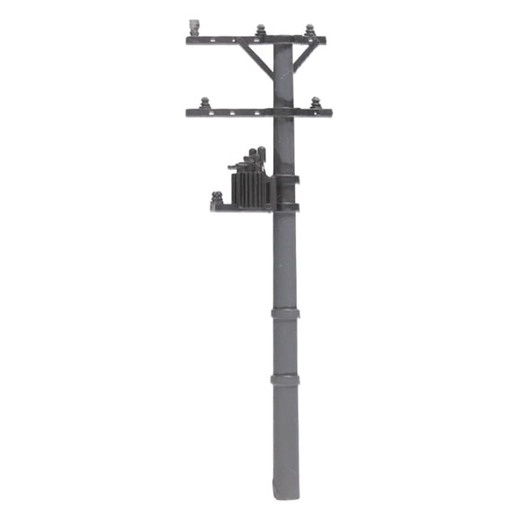 Telephone Pole Model Telegraph Poles Model Railroad Accessories Durable Plastic for Model Train Diorama Scene