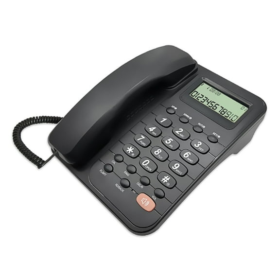Telephone Professional Office Desk Phone Corded Landline With Incoming Call Display for Hotels and Businesses