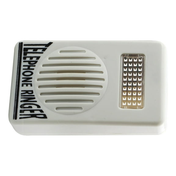 Telephone Ringer Amplifier with Flashing Light Telephone Amplifier, Plastic Strobe Light Flasher Bell