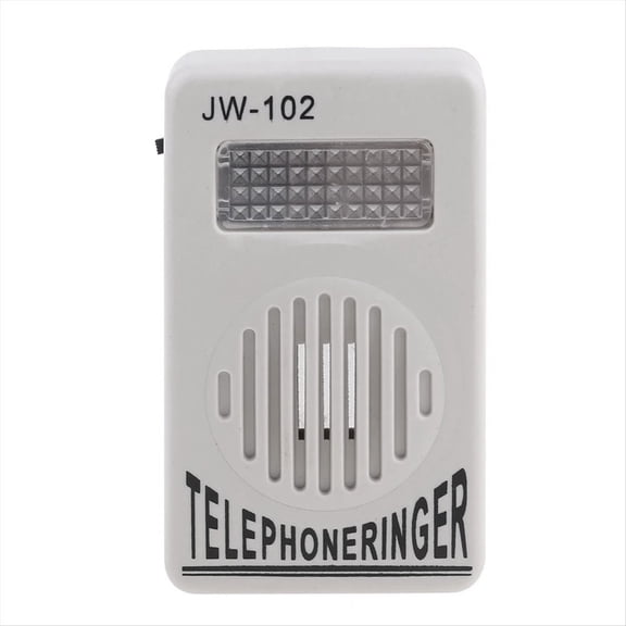 Telephone Ringer Phone Amplifier Wall Ring Speaker Strobe Light Flasher Bell Extra-Loud Sound