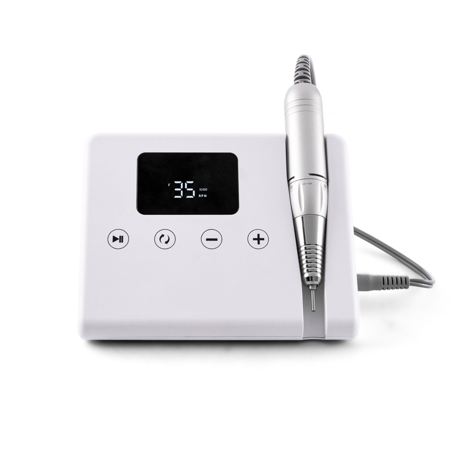 Telephone Shape 35000 RPM Bevel Design Desktop Nail Drill Machine With Brushless & Cordless Motor, Touch HD Display ,Low Noise