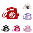 thumbnail image 1 of Telephone Shaped Purse Shoulder Crossbody Tote Bags Women Retro Phone Top Handle Handbags For Girls, 1 of 6