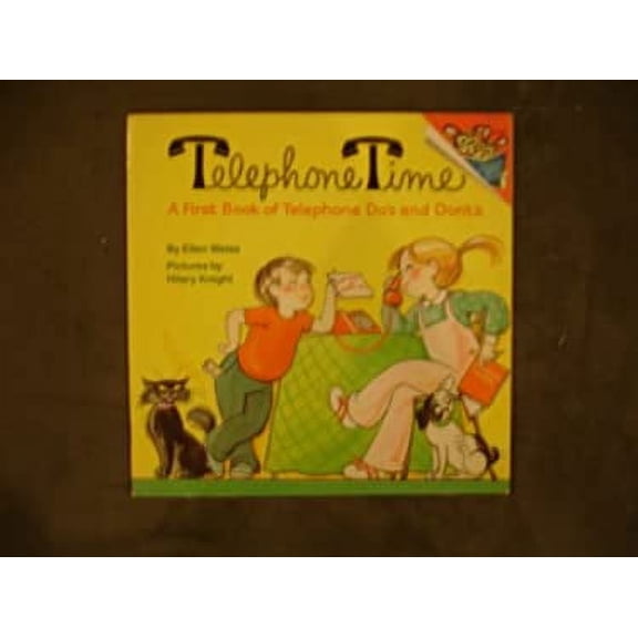 Pre-Owned TELEPHONE TIME (Pictureback) (Paperback) 0394882520 9780394882529