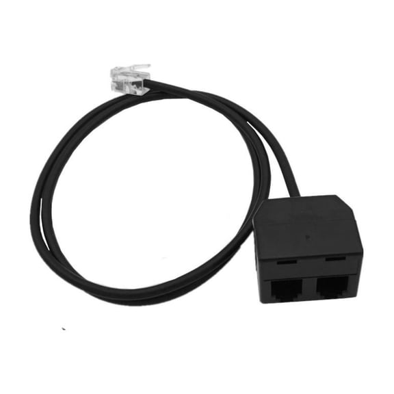 Telephone Training Adapter Y Splitter RJ9 Adapter for Enhances Communication in Training and Conference Clear Call