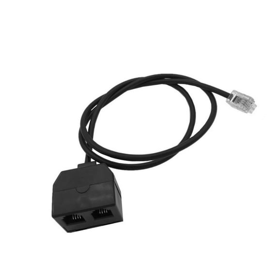 Telephone Training Adapter Y Splitter RJ9 Adapter for Enhances Communication in Training and Conference Clear Call