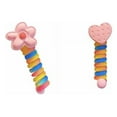 thumbnail image 1 of Telephone Wire Hair Bands for Kids 2PC Colorful Flower Bowknot Braided Telephone Cord Hair Rope Straight Spiral Hair Ties Coil Elastic Phone Cord Cute Ponytail Holder Accessories for Women Girls, 1 of 3