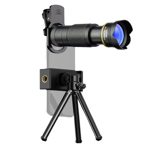 Telephoto Lens,Lens Cloth Kit With Lens Kit With Clip 36x Lens Cloth Observation Clip Lens Cloth Concert Clip