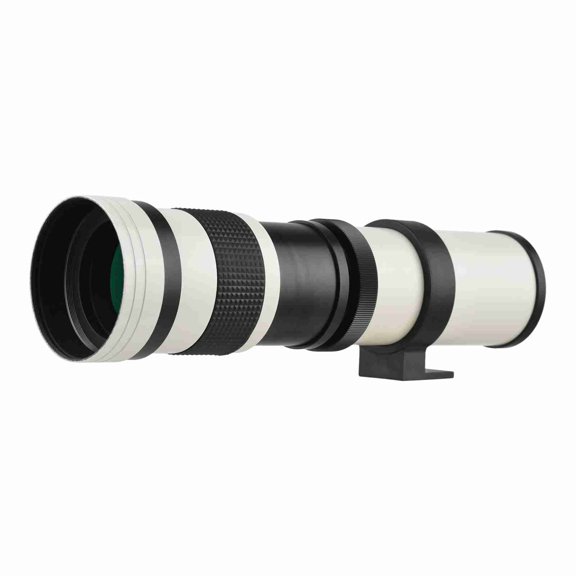 Telephoto Zoom Lens Telephoto Camera MF Super Telephoto Zoom Lens F/8.3-16 420-800mm T2 Mount with M4/3 Mount Adapter Ring 1/4 Thread Replacement for G9 GH5 II GX7 GX8 GX9 GX850 G90 G91 G95 G100 E-M1
