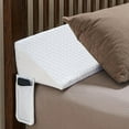 thumbnail image 1 of Teler Bed Wedge Pillow for Headboard,King Size (76"x10"x6") , Bed Gap Filler, White, 1 of 7