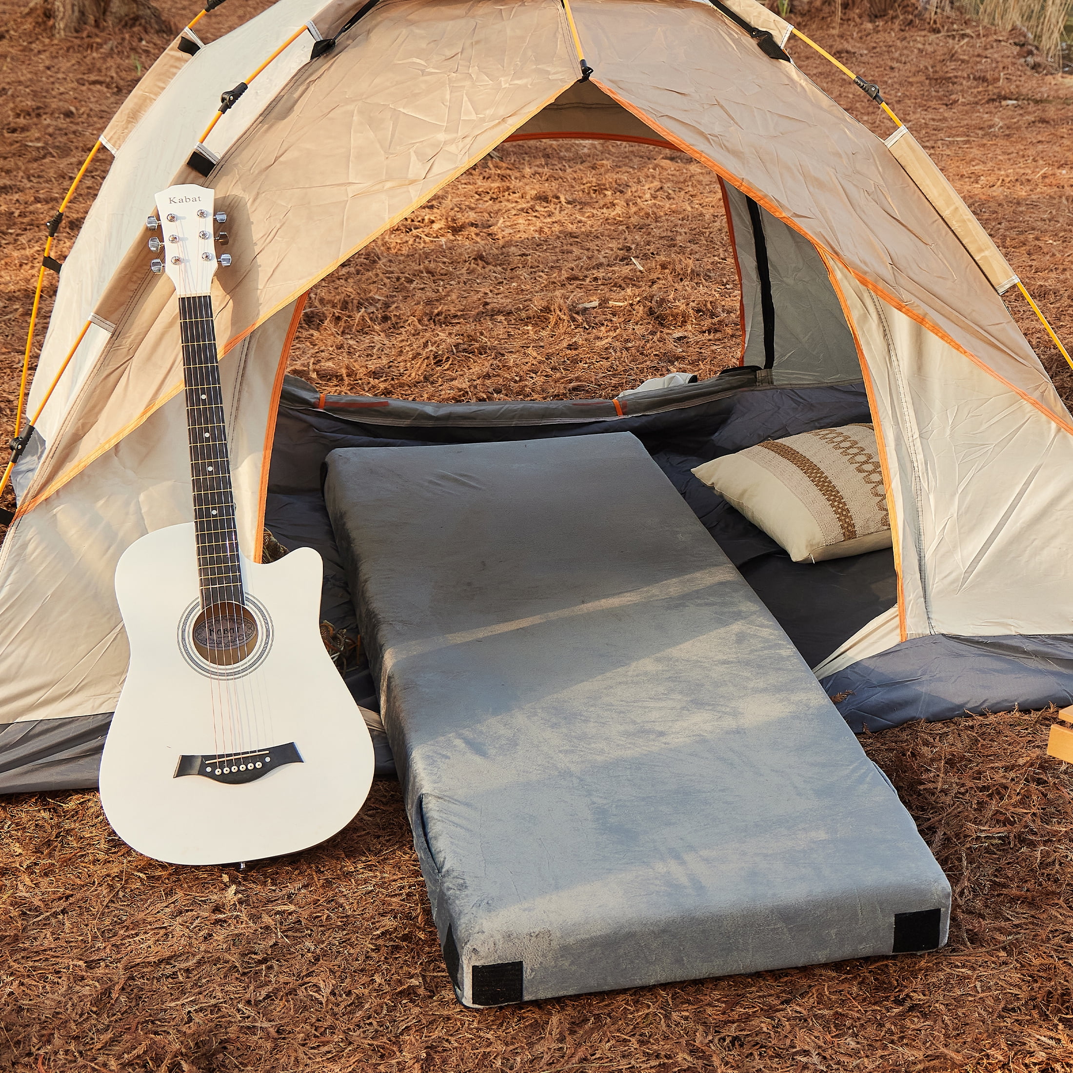 Teler CertiPURUS Memory Foam Camping Mattress Pad, Portable Foam