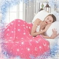 thumbnail image 1 of Teler Cooling Blanket for Hot Sleepers, Summer Cold Blankets for Sleeping Night Sweats to Keep Cool, King Size, Pink, 1 of 6