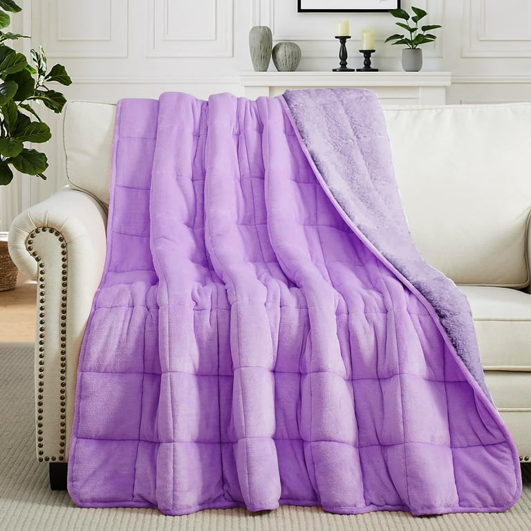 Teler Weighted Blanket Queen Size 15lbs 60 x 80 inches, Weighted
