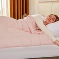 thumbnail image 1 of Teler Weighted Blanket for Adult (15lbs 60.2"x80.2" Queen Size Pink) ,Cooling Breathable Heavy Blanket, 1 of 11