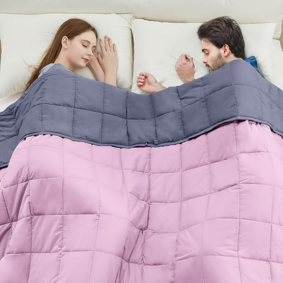 Teler Weighted Blanket for Adults (80" x 87", 20lb ) -Weighted Blanket King Size -Premium Heavy Blanket Nontoxic Glass Beads