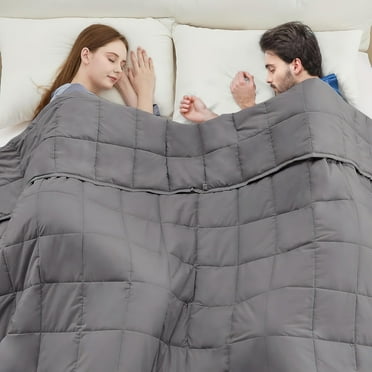 Teler Weighted Blanket for Adults (80" x 87", 20lb ) -Weighted Blanket King Size -Premium Heavy Blanket Nontoxic Glass Beads