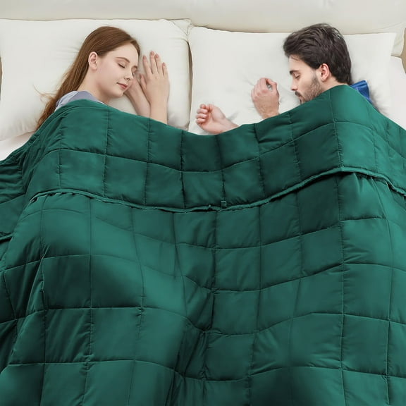 Teler Weighted Blanket for Adults (80" x 87", 20lb ) -Weighted Blanket King Size -Premium Heavy Blanket Nontoxic Glass Beads