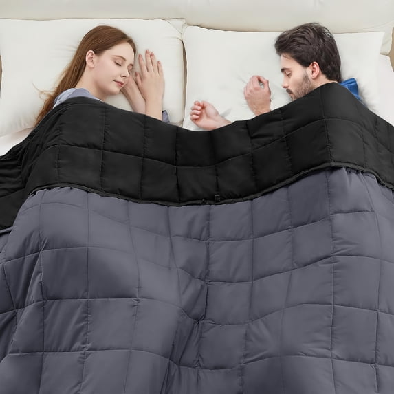 Teler Weighted Blanket for Adults (88" x 104", 25lb ) -Weighted Blanket King Size -Premium Heavy Blanket Nontoxic Glass Beads