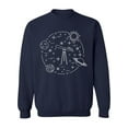 thumbnail image 1 of Telescope And Universe Sweatshirt Men -Image by Shutterstock, Male Large, 1 of 4