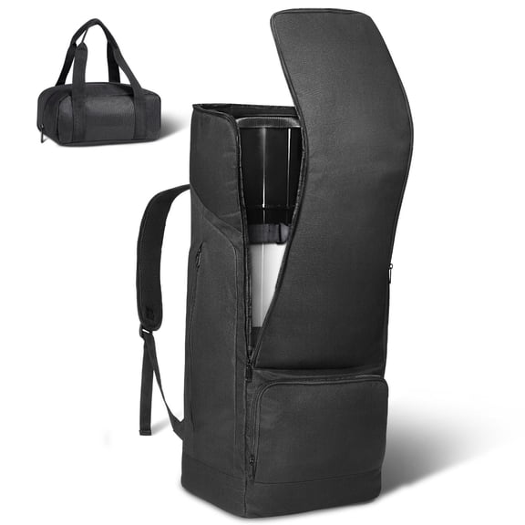 Telescope Case, 29.9", Telescope Storage Backpack with Secure Strap, Pockets and Cozy Shoulder Traps, Shock-Absorbent Telescope Carrying Case for Opti