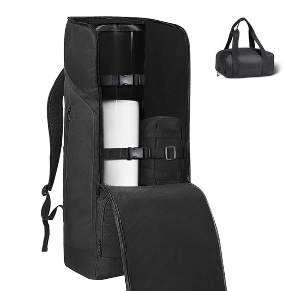 Telescope Case, 29.9", Telescope Storage Backpack with Secure Strap, Pockets and Cozy Shoulder Traps, Shock-Absorbent Telescope Carrying Case for Optical Tube & Tripod, Counterweight Pocket