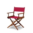 thumbnail image 1 of Telescope Casual World Famous Dining Height Director Chair With Walnut Stain Finish and Red Fabric, 1 of 4