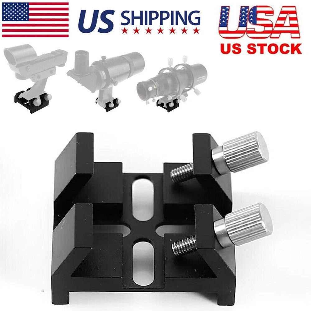 Telescope Finder Scope Dovetail Slot Mount Bracket Base Plate For Celestron New