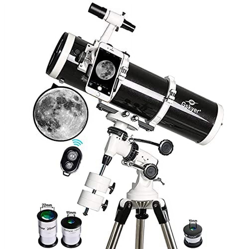 Telescope, Gskyer 130EQ Professional Astronomical Reflector Telescope, German Technology Scope, EQ-130 (EQ-130)