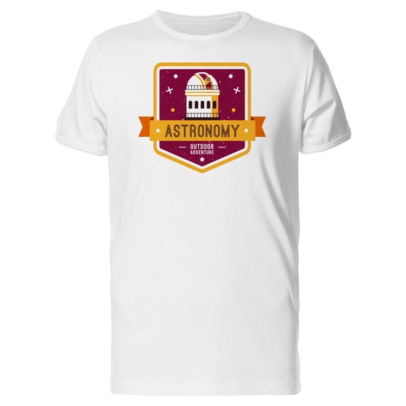 Telescope In A Shield  Tee Men's -Image by Shutterstock