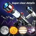 thumbnail image 1 of Telescope for Kids under $5! Xqxayjr Astronomy Telescope for Beginners, 50mm Refractor Telescope with Tripod, Kids Adults Lunar Planetary Telescope, 20X 30X 40X Magnification, 1 of 9