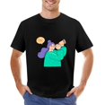thumbnail image 1 of Telescope Men’s T-Shirt 100% Cotton Casual Short Sleeve Tops Gift Tee Black XS, 1 of 2