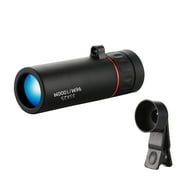 Telescope   Portable Binoculars for Phone Shooting Monocular Telescope   Compact Optical Companion for Mobile Photographers, 1.42x3.42 inch, Black